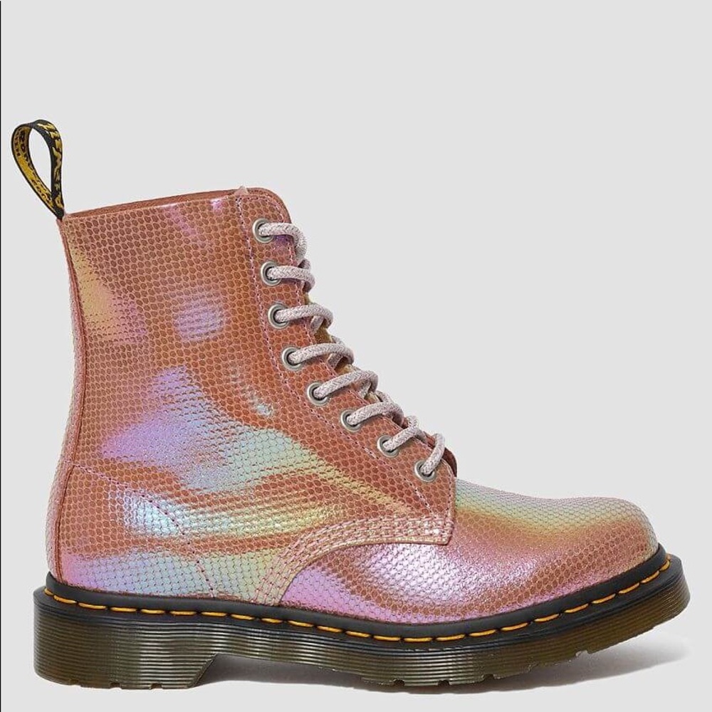 Dr. Martens Pascal 1460 Iridescent Pink Snakeskin
